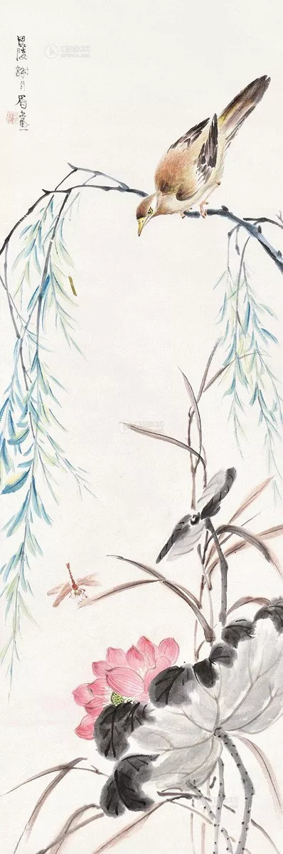 民国花鸟圣手大全,她凭自学成名堪称民国花鸟圣手