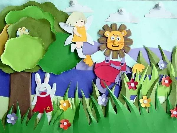 幼儿园环创墙面小装饰,幼儿园走廊经典创意环创墙面布置