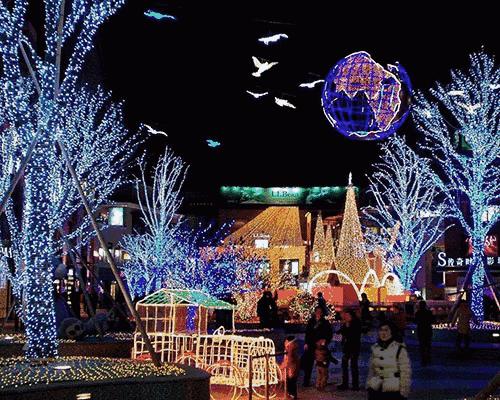 梦幻灯光节民权,建业灯光节