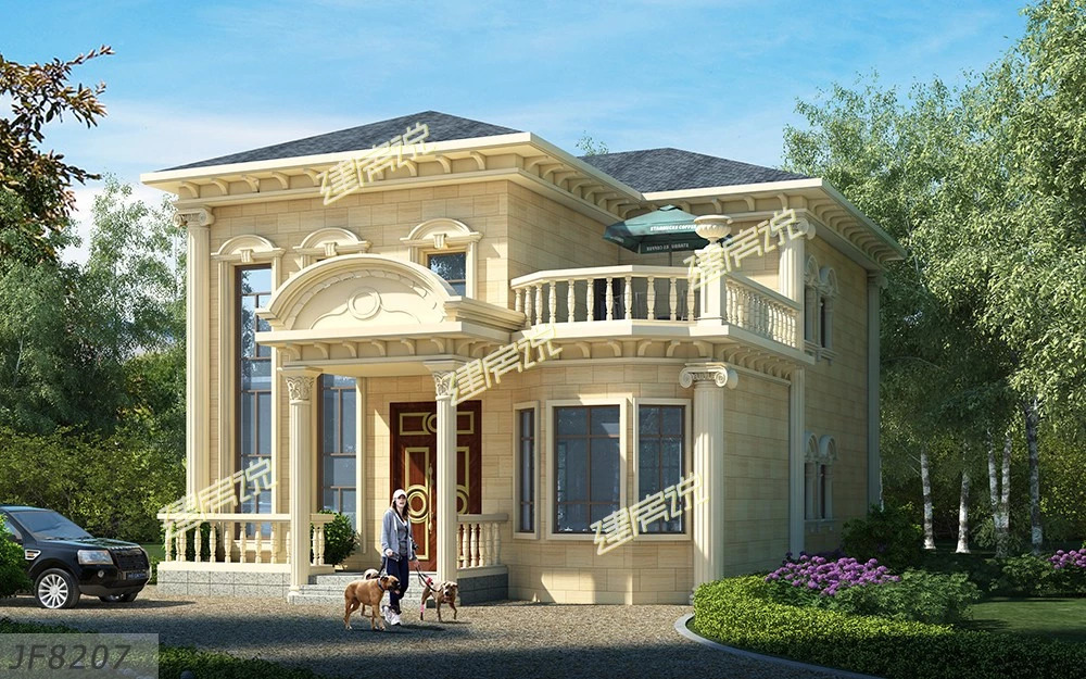 20万最新款二层别墅效果图,2020款二层别墅20万