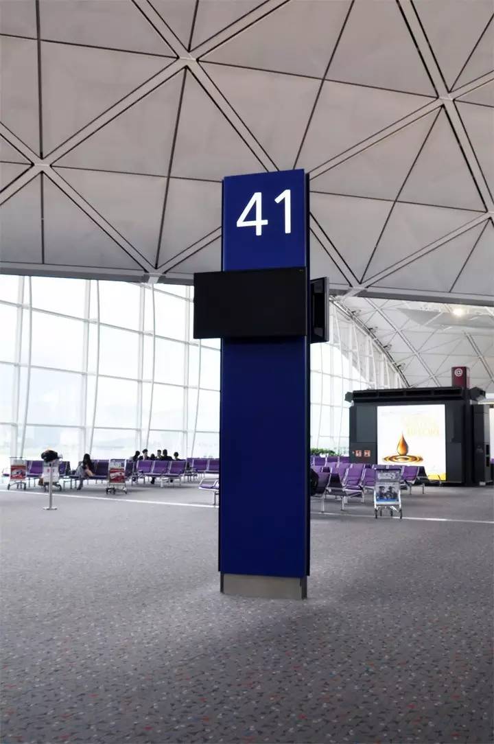 空港观察郑州,航站楼设计标识