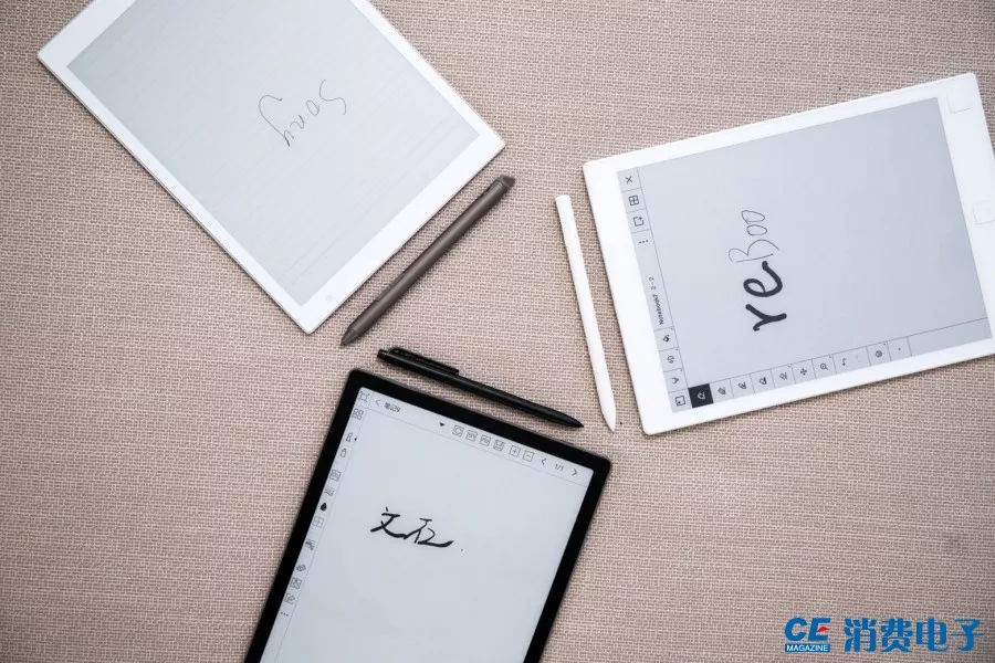 BOOXNote+、reMarkable、索尼DPT-CP1三款电纸书横向对比评测