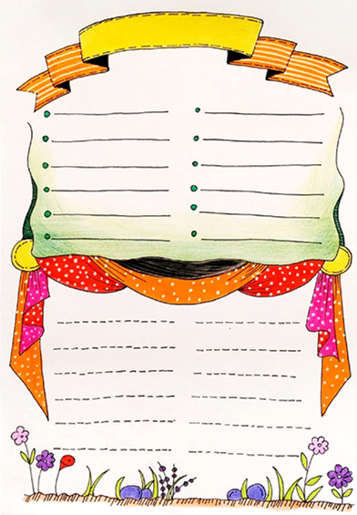 老师手抄报模板,子义老师万能手抄报模板