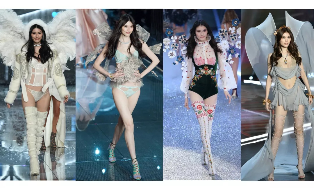 维密中国超模合集何穗,2018维密秀刘雯何穗组团霸气开秀