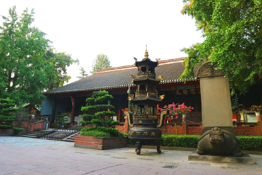 青羊宫道法自然墙,青羊宫的铜羊在哪