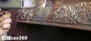 激光除锈光亮如新,激光除锈修复过程