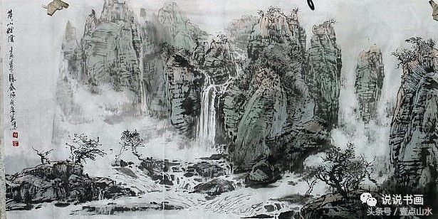 完整山水画绘画过程,各种山水画的基本画法