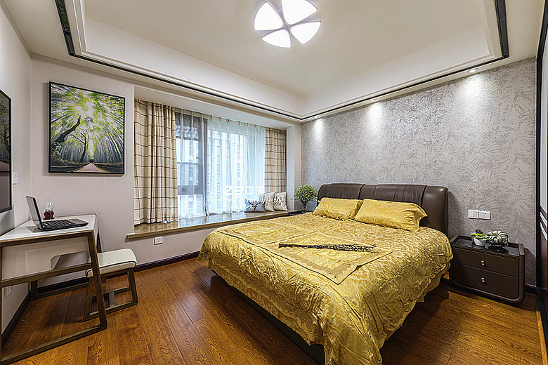 龙湖98平4房2厅2卫轻奢装修效果图,龙湖名景台装修效果图