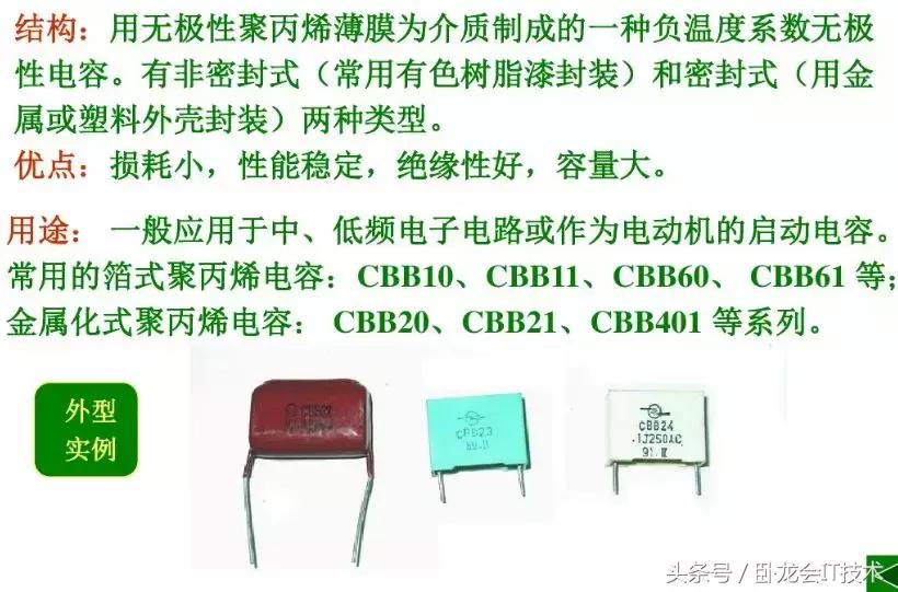 电容种类图解及用途,各种类型的电容及用途
