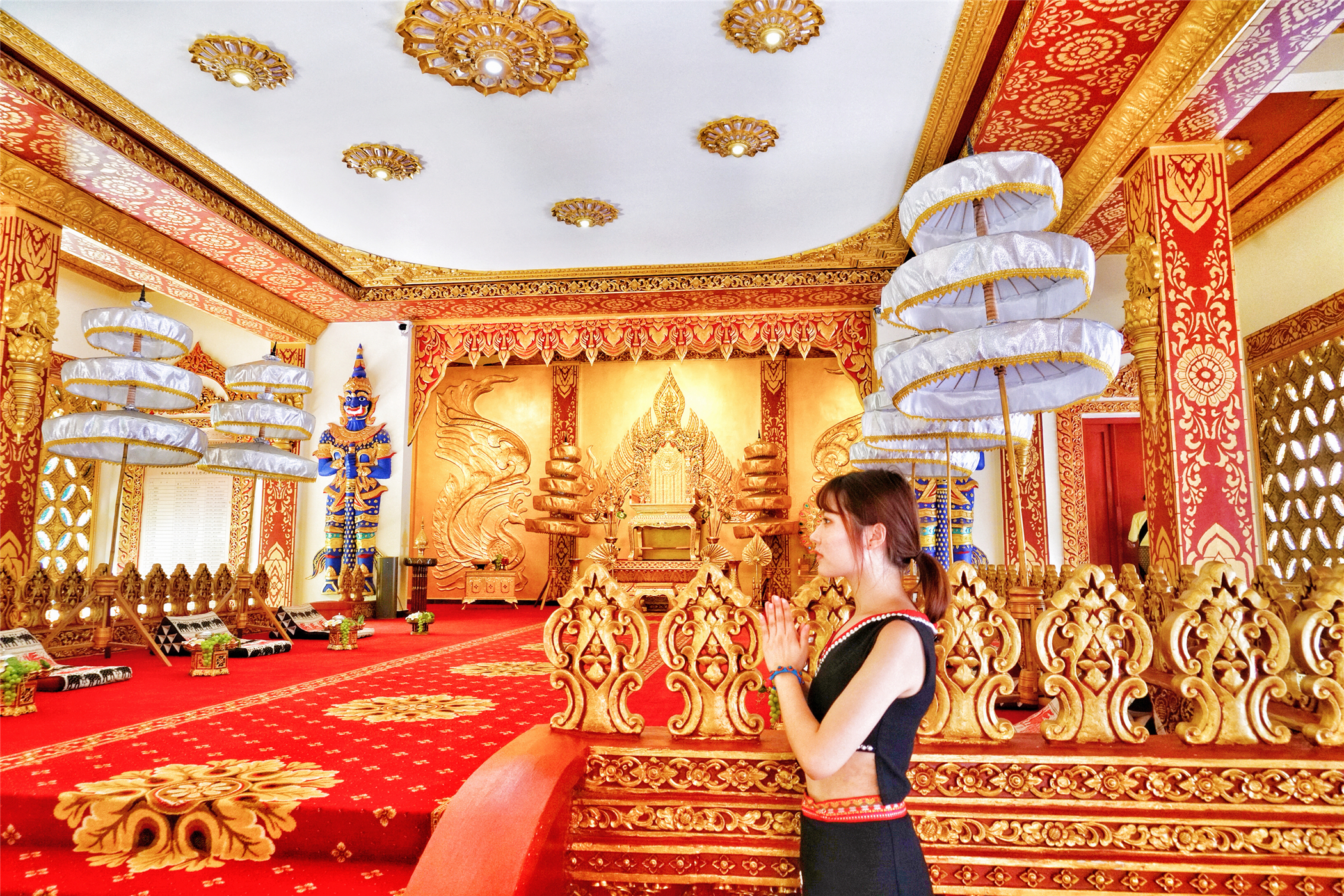 西双版纳曼听御花园景区,西双版纳美丽的曼听御花园