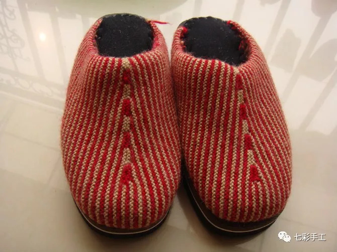 毛线拖鞋编织38-39码起多少针,45码男士美人兔毛线拖鞋编织视频