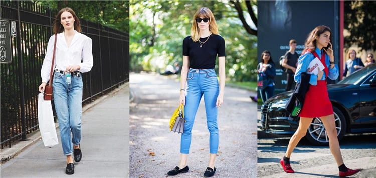 适合脚宽的乐福鞋秋冬款,秋季纯皮新款乐福鞋