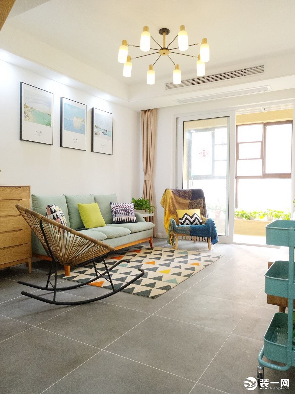 苏州华润橡树湾，107平两层小复式北欧风装修，带有秋天的味道~