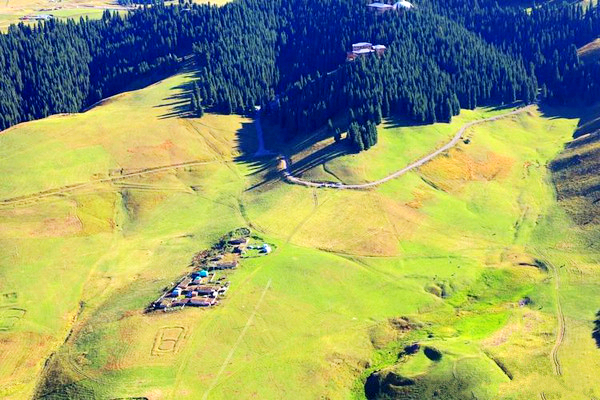 江布拉克的美景描述,风吹麦浪风景视频