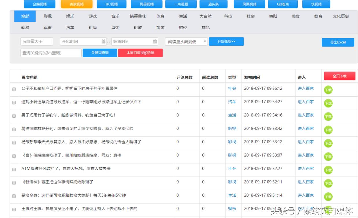 自媒体必备3大网站,视频自媒体素材采集平台