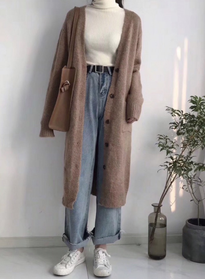 气质温柔秋装穿搭,早秋气质秋装可外穿内搭