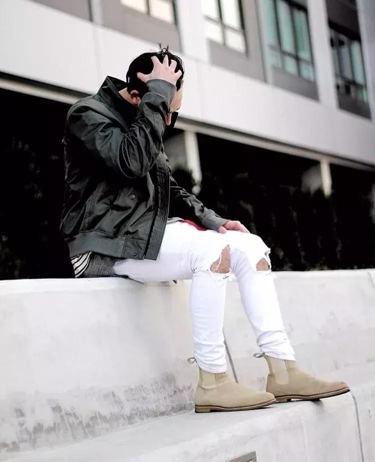 切尔西靴男搭配高级感,男人的穿搭成熟稳重