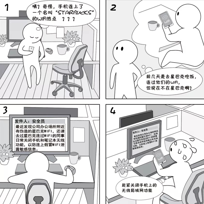 网络安全周看漫画学网络安全知识,关于维护网络安全的漫画