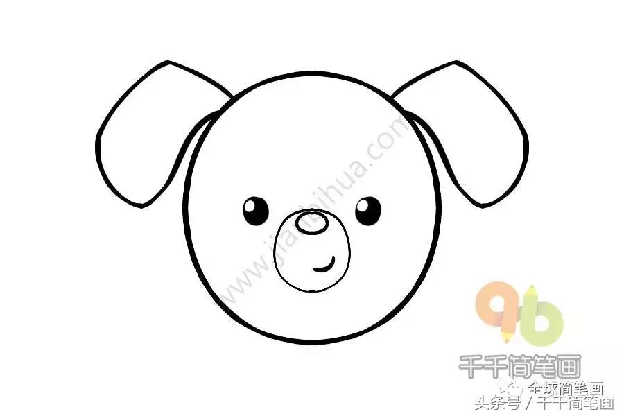 画画教学简笔画圆形的动物,圆形动物小乌龟简笔画