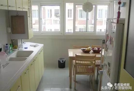 老房子阳台改造成厨房装修效果图,老房小阳台改卧室装修