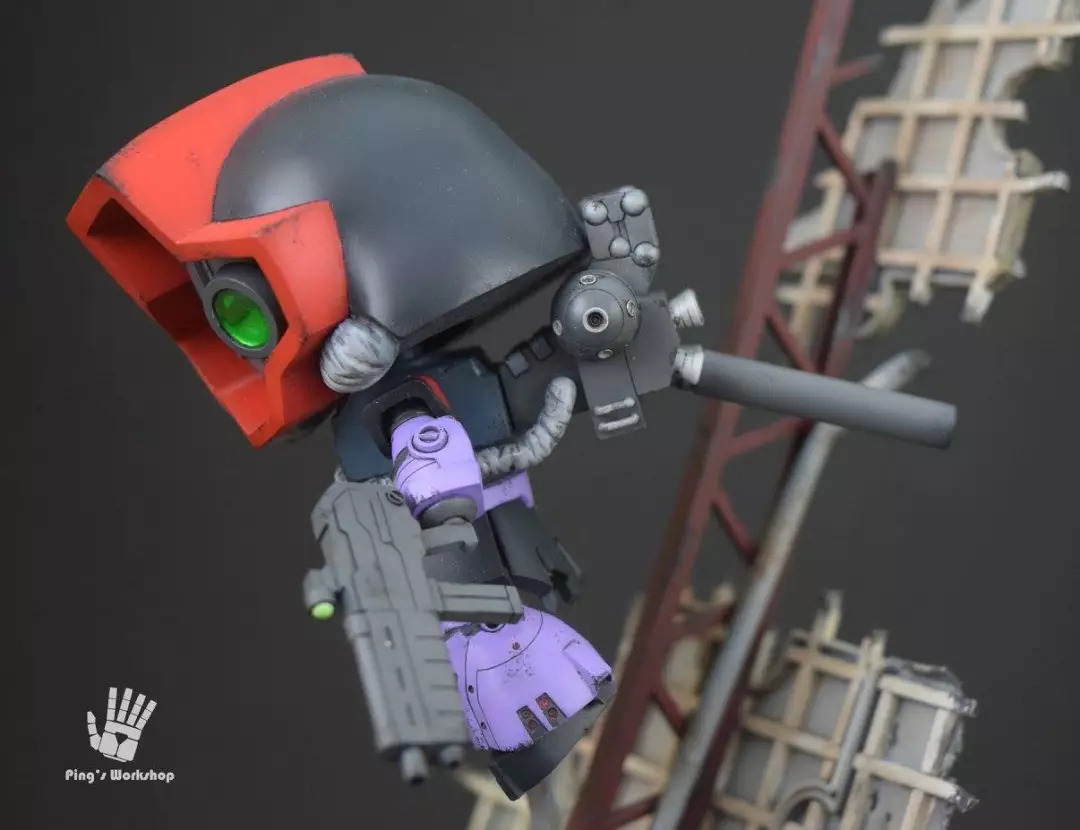 爆改高达动漫模型,雷霆宙域全装甲高达模型