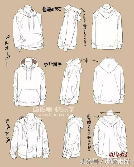 动漫人物帽子画法慢教程,各种各样的帽子画法