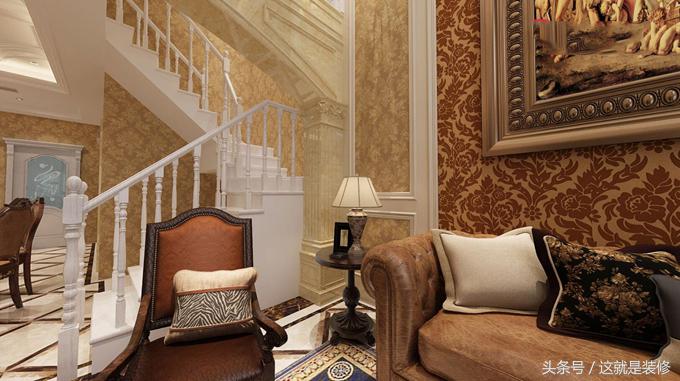 中秋邀您来赏重庆220平米轻奢式的简欧风格别墅装修设计案例