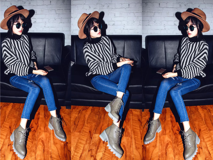 2019流行小短靴,秋季新款尖头短靴舒服百搭