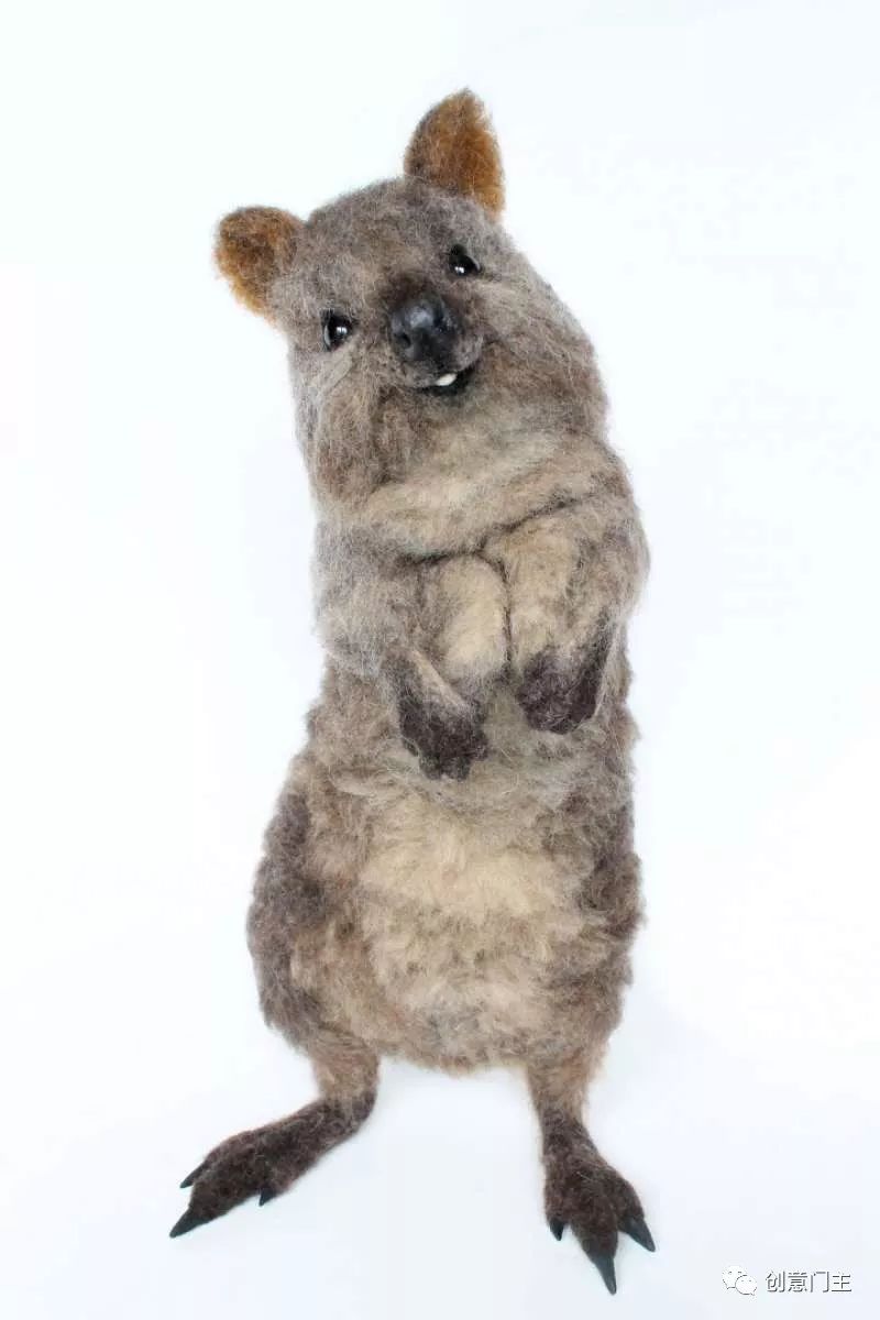 第一眼竟然以为它会动！26个好像有灵魂附体的拟真羊毛毡