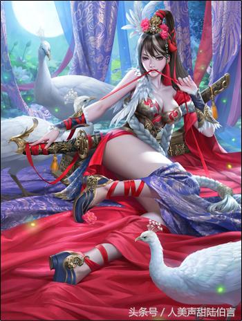 三国杀王异决意巾帼皮肤,汉献帝三国杀插画