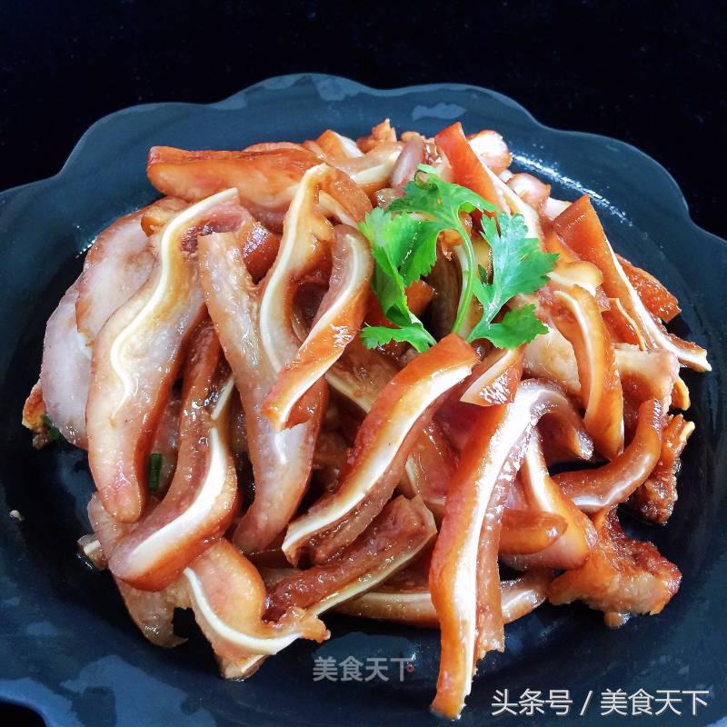 脆脆的猪耳朵下酒神器,卤猪耳朵下酒