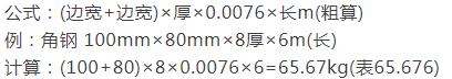 钢材方管重量计算公式,模具钢材重量计算公式