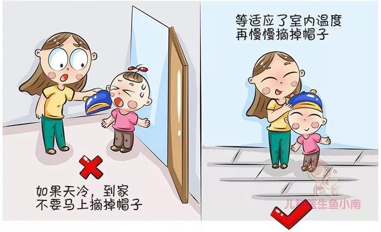 屋里冷宝宝不戴帽子头会冻坏吗,不同的温度如何给宝宝戴帽子