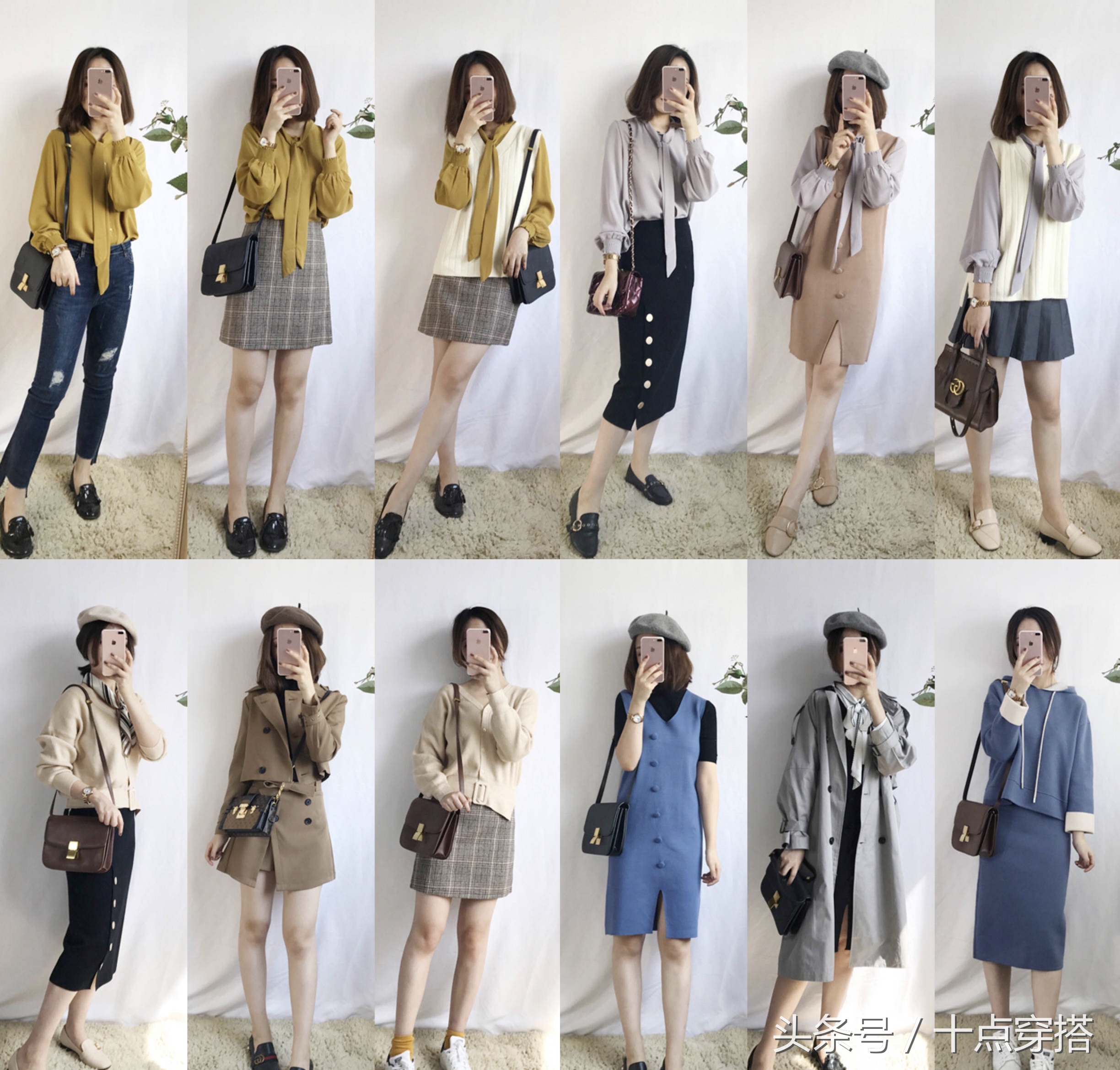 秋季连衣裙温柔知性风,优雅知性气质秋季女装