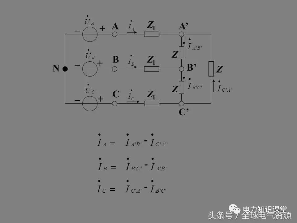 线电压和相电压的换算关系,三角形接法相电压与线电压关系