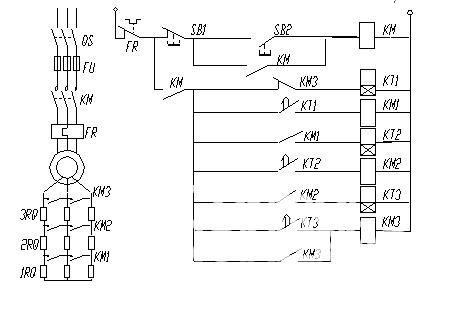 电机正反转控制线路图梯形图,步进电机接线方法和控制线路图
