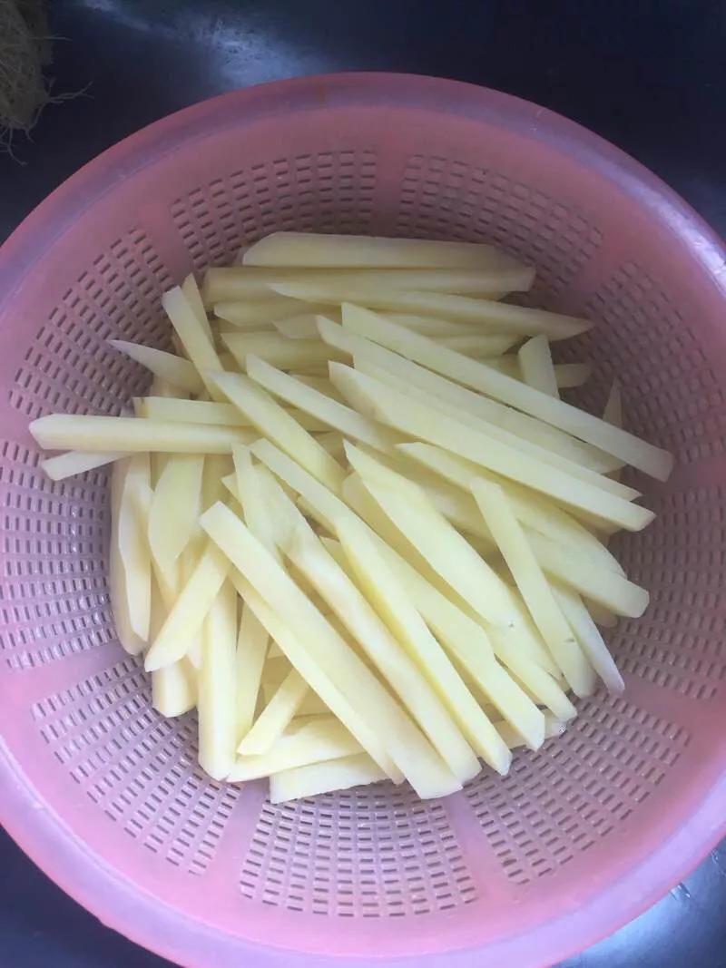 kfc炸薯条冷冻半成品,kfc同款薯条做法