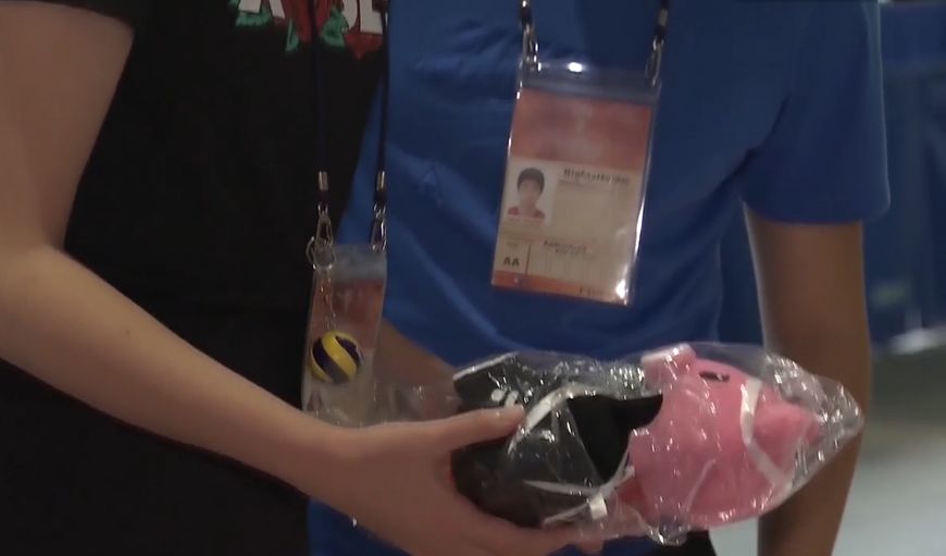 惠若琪赛场,惠若琪赛场热身