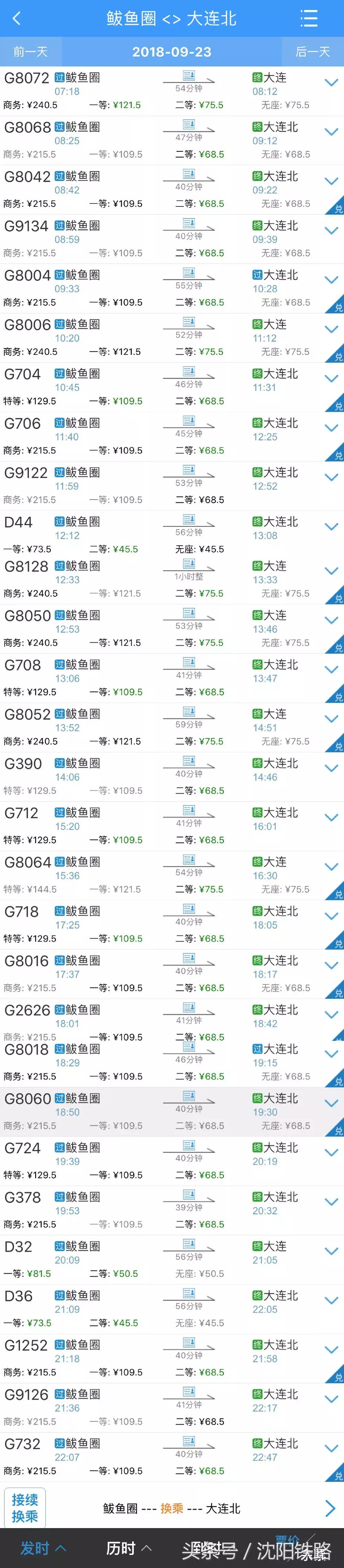 丹东大连鲅鱼圈自驾游,逛吃逛吃专列