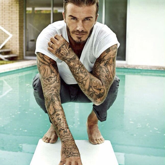 为什么贝克汉姆穿衣服这么好看,贝克汉姆为什么纹那么多纹身