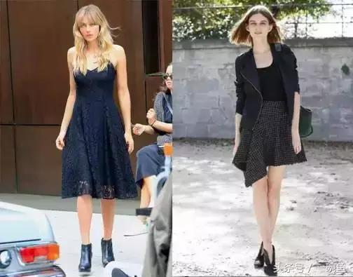 个子矮小腿粗适合什么款短靴,今年流行的2双短靴洋气显腿长