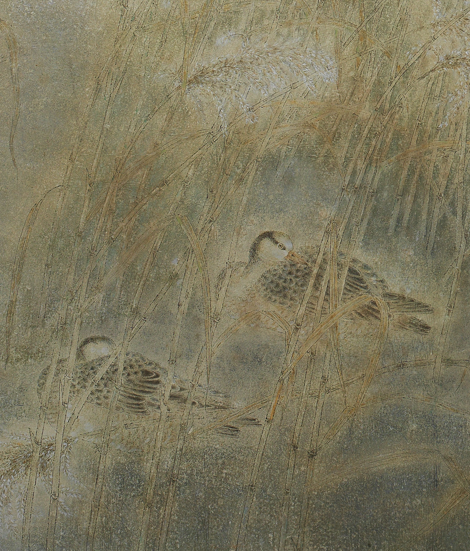 在宣纸上画出国画,在生宣纸上画水墨人物