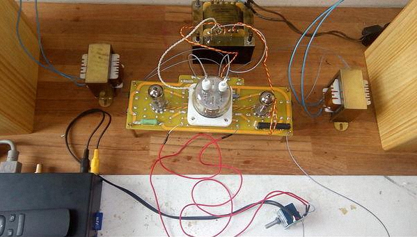 6C45PI+FU322W单端电子管功放DIY，高灵敏度全频音箱的最佳搭配