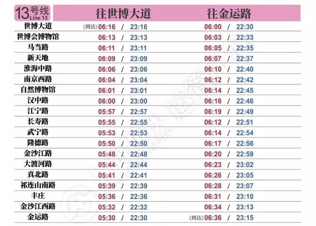 上海地铁16号线首末班车时间,16号线上海各站首末班车时间