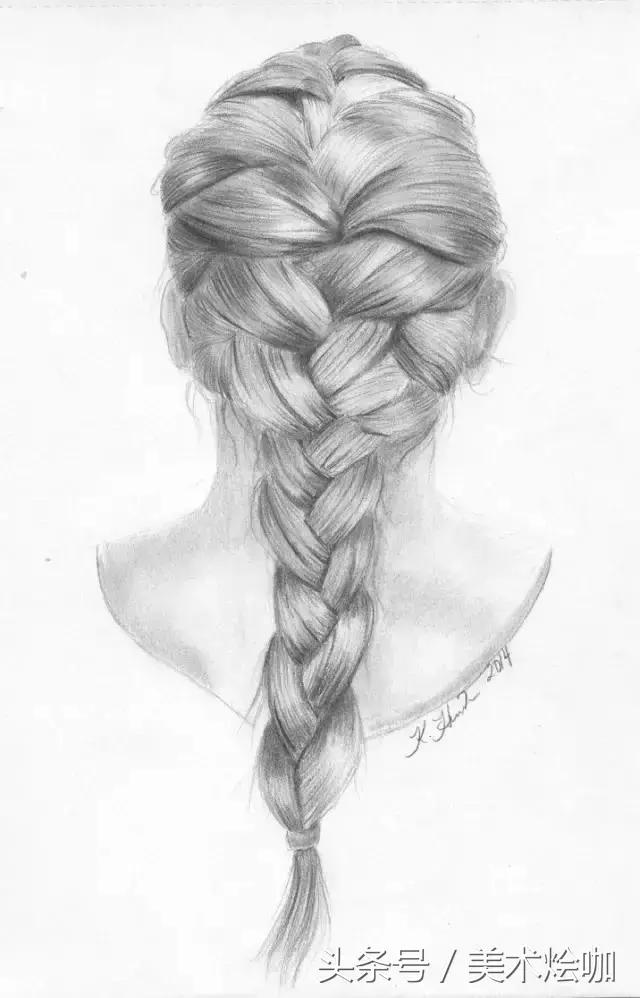 手把手教你画头发,如何三步学会画头发