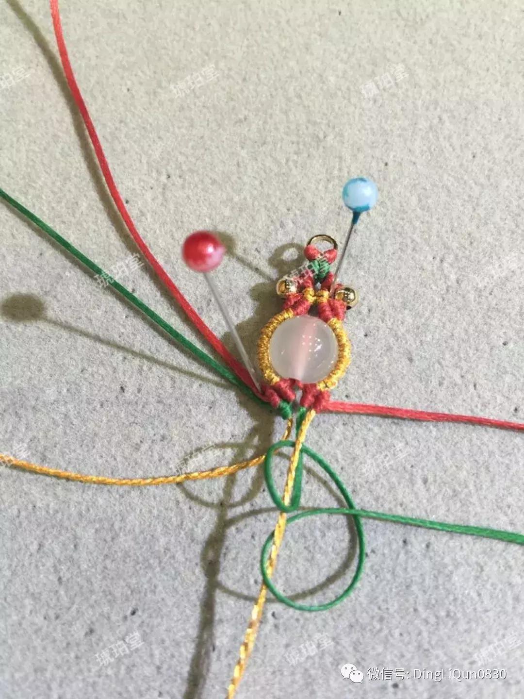 编绳教程铃铛,编绳教程防烫