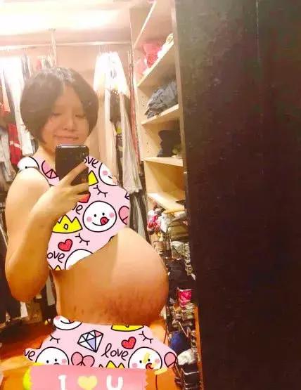 47岁女明星晒孕照,女明星怀孕拍摄花絮