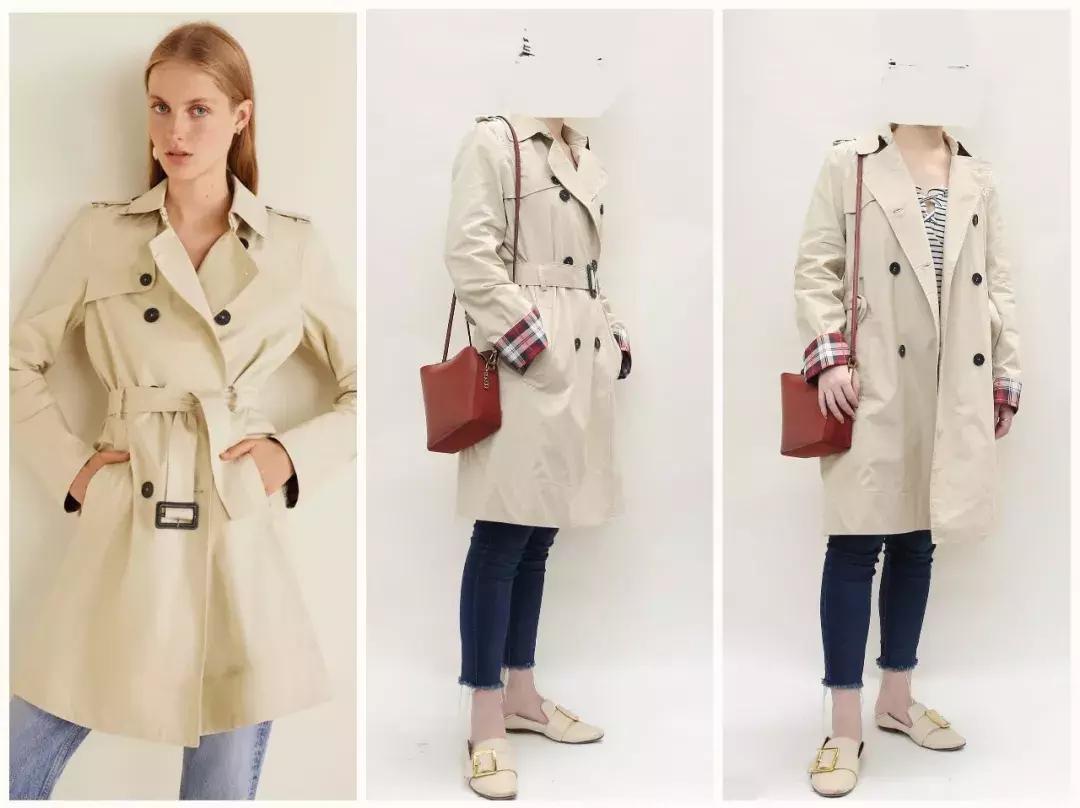 真人版试穿衣服,真人试穿黄金风衣