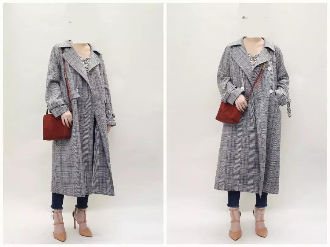 真人版试穿衣服,真人试穿黄金风衣