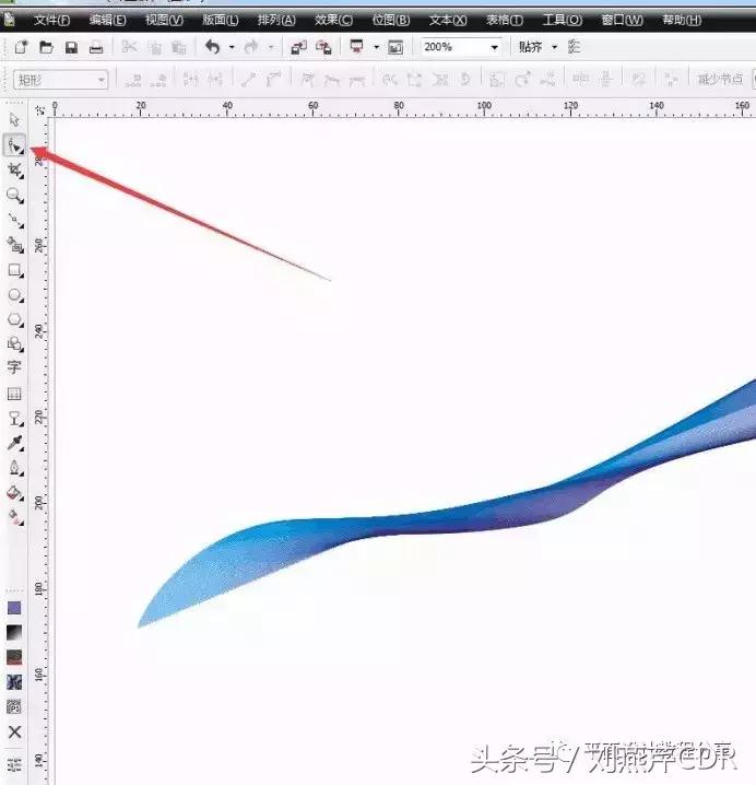 cdr画图框教程,cdr渐变填充框里各个工具怎么用